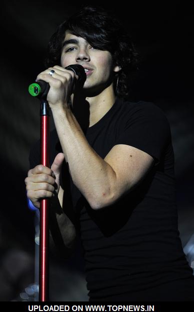 Jonas Brothers at   Concert with Avril Lavigne at the O2 Arena - June 4, 2008 